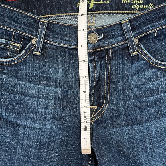 7 for all mankind The Slim Cigarette Jeans Size 27 - Picture 7 of 14